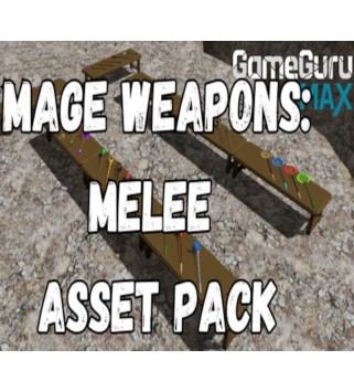 GameGuru MAX - Low Poly Asset Pack - Mage Weapons: Melee DLC Steam Key GLOBAL